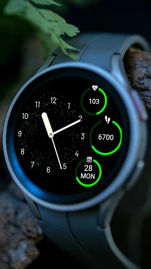 Pixel Minimal Animated Watch Screenshot 3