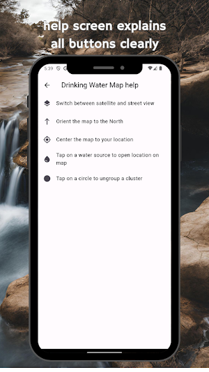 Drinking Water Map Screenshot 2