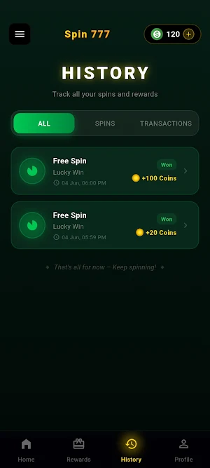 Spin 777 Screenshot 2