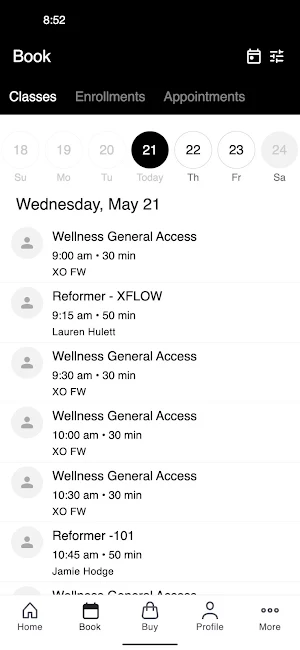 XO Fitness and Wellness Screenshot 1
