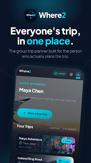 Where2: Group Trip Planner Screenshot 0