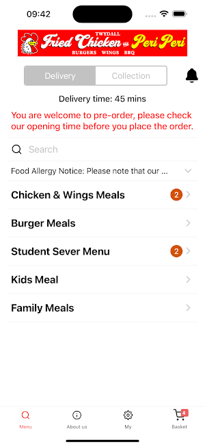 Fried Chicken Peri Peri Screenshot 2