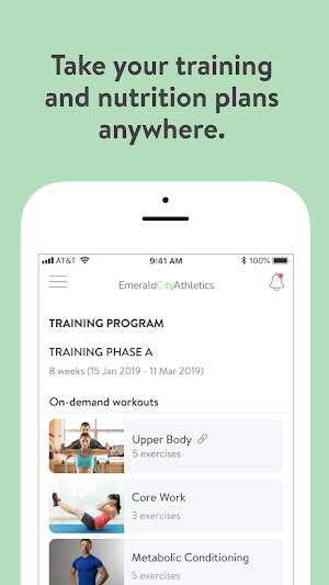 Emerald City Athletics Online Screenshot 2