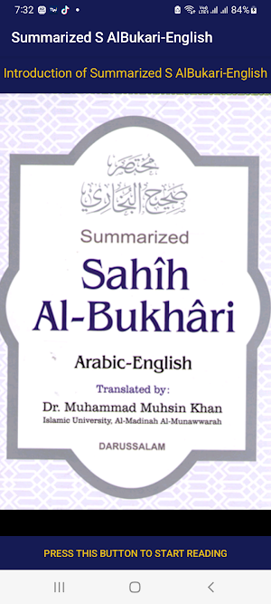 Summarized S AlBukhari-English Screenshot 2
