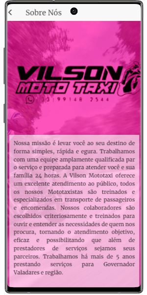 Vilson Moto táxi Screenshot 2