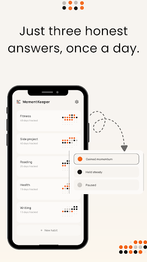 MomentKeeper: Habit Dots Screenshot 1