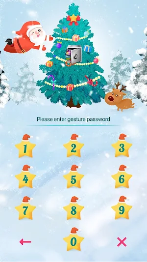 AppLock Theme Christmas Tree Screenshot 1
