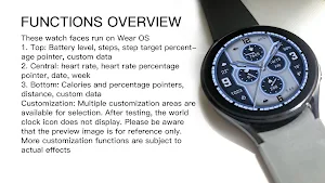 Indigo Quartz For Wear OS Screenshot 2