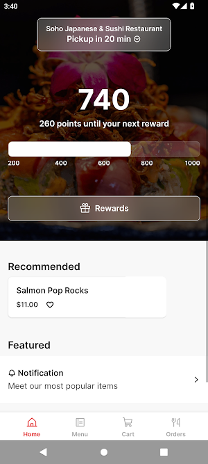 Soho Japanese Restaurant Screenshot 0