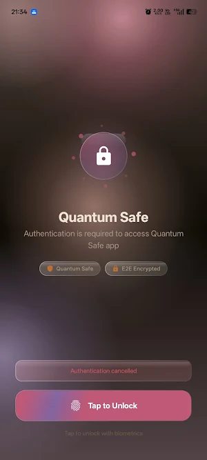 Quantum Safe Messenger Screenshot 3