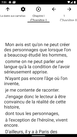 Book, La dame aux camelias Screenshot 1