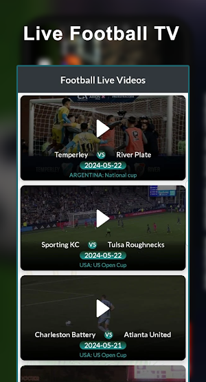 Live Football TV HD Streaming Screenshot 1