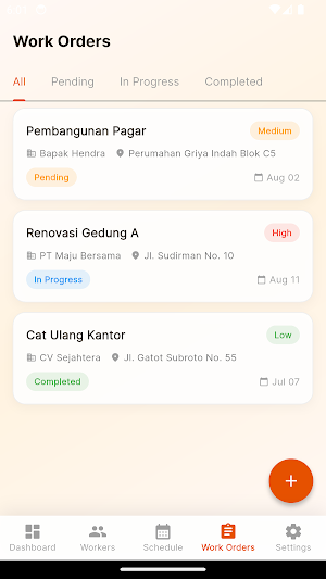 Builder Crew Manager Screenshot 3