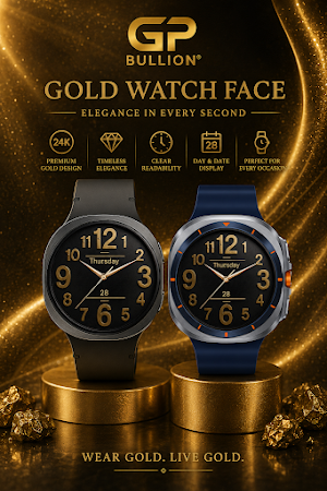 GP Bullion Gold Watch Face Screenshot 3