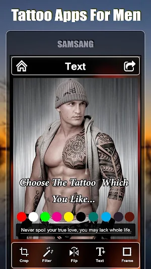 Tattoo design apps for men Screenshot 2