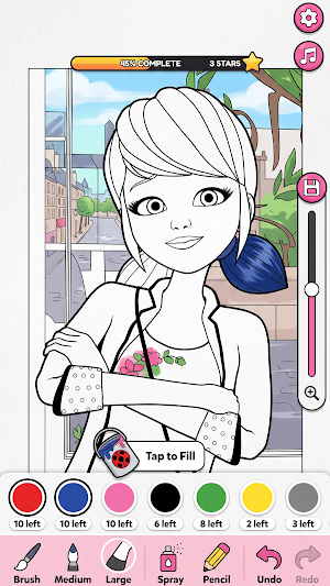 Ladybug Coloring Book Fan Game Screenshot 3