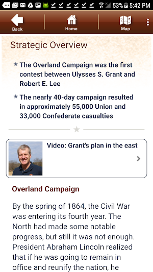 Overland Campaign Battle App Screenshot 1