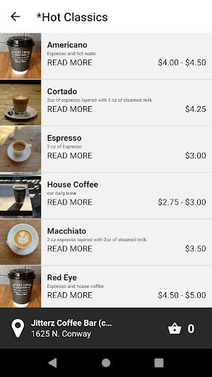 Jitterz Coffee Screenshot 3