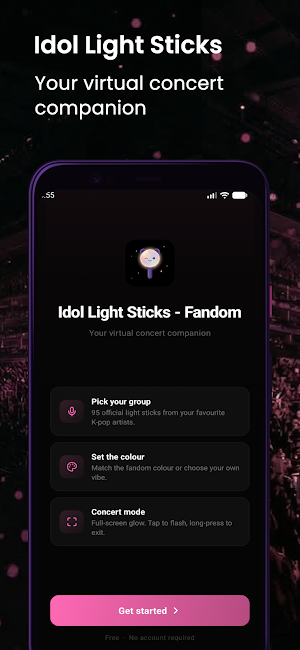 Idol Light Sticks - Fandom Screenshot 0