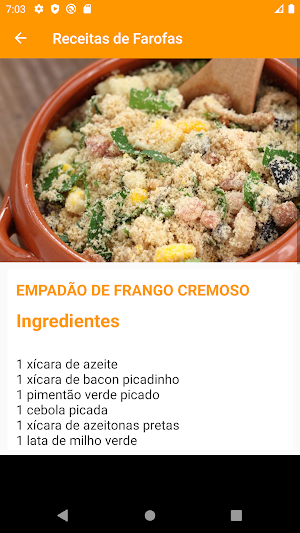 Receitas de Farofas Screenshot 3