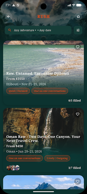 RUSH - Travel Screenshot 0