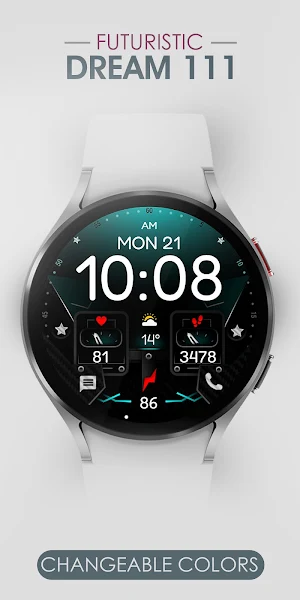 Dream 111 - Digital Watch Face Screenshot 1