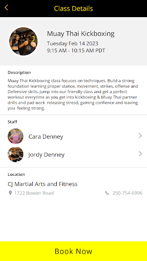 CJ Martial Arts and Fitness Screenshot 3