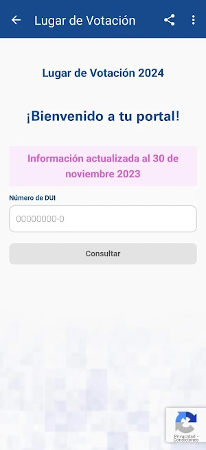 Lugar de Votacion El Salvador Screenshot 1