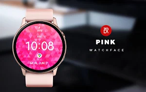 Pink Watch Face Screenshot 0