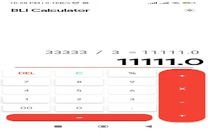 BLI Calculator Screenshot 0