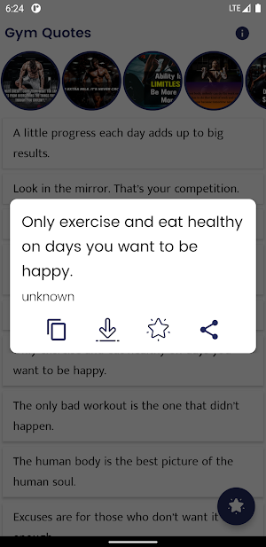 Gym Quotes and Sayings Screenshot 2
