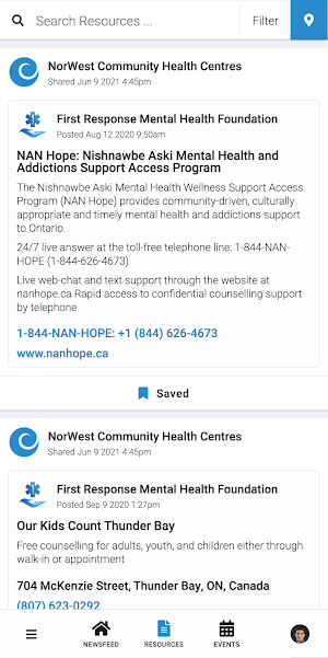 NorWest CHC PeerConnect Screenshot 2