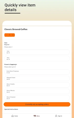 Tiger Den Cafe Screenshot 2