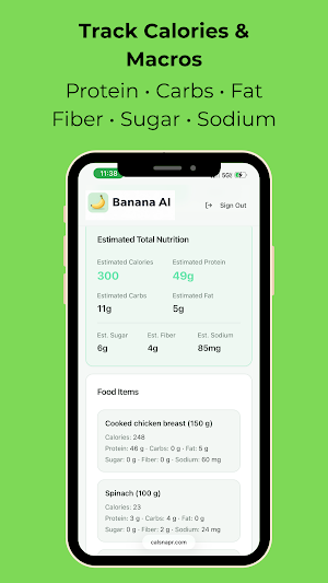 Banana AI: Calorie Counter Screenshot 2