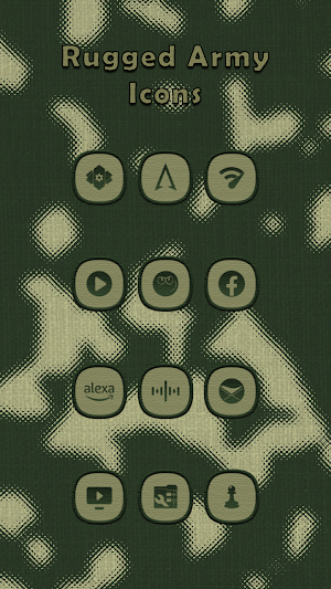 Rugged Army Light Icon Pack Screenshot 3