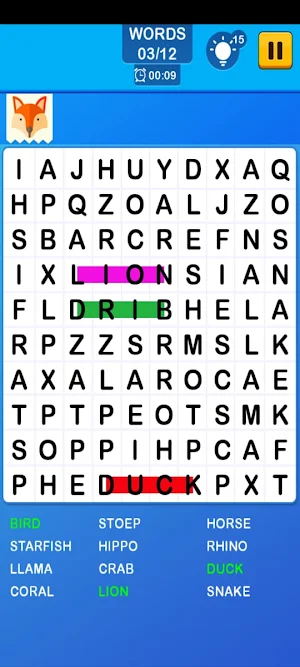 Word Searching & Coloring Book Screenshot 3