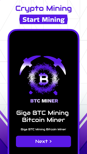 Giga BTC Mining Bitcoin Miner Screenshot 0