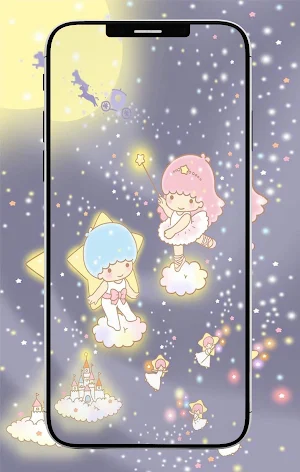 Little Twin Stars Wallpaper Screenshot 2