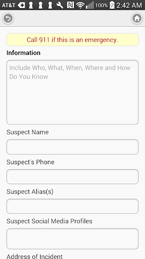 Crimestoppers GNO Tips Screenshot 2