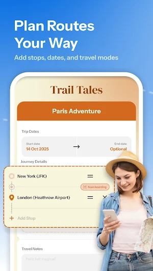 TripTrails: Travel Memories Screenshot 1