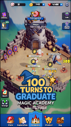 100 Turns to Graduate RPG Screenshot 0