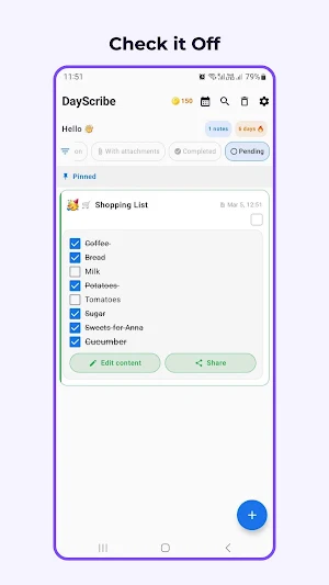 DayScribe:Text And Audio Notes Screenshot 3