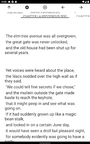 Book, Under the Lilacs Screenshot 3