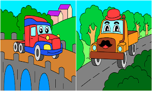 Painting cars. Screenshot 1