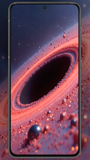 Galaxy Scape Planet Wallpaper Screenshot 1