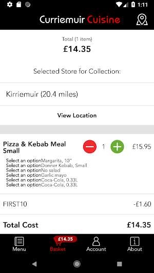 Curriemuir Cuisine Screenshot 3