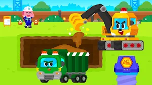 Cocobi Construction Truck-kids Screenshot 1