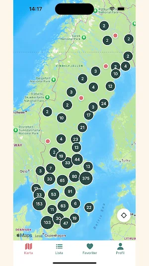 Loppiskartan – hitta loppisar Screenshot 0