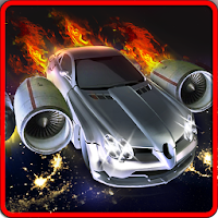 Flying Car Futuristic City