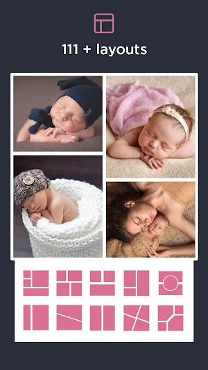 Baby Pics Collage Photo Editor Screenshot 0